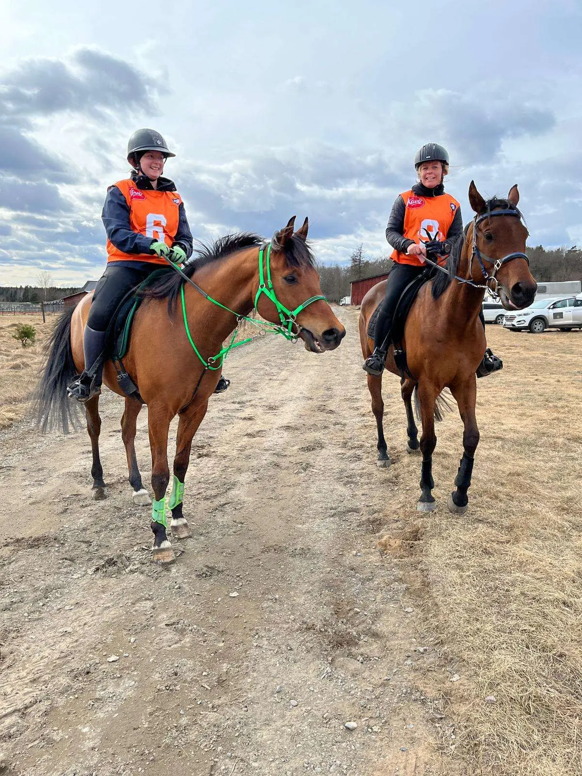 the Stockholm Endurance team on an endurance ride